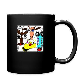 example com - Tasse einfarbig - Schwarz - Rechts
