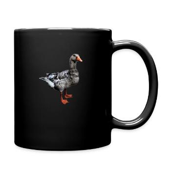 Toulouse goose - Full Colour Mug - black - Right