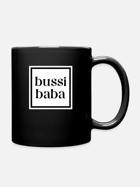 Bussi Baba - Tasse einfarbig - Schwarz