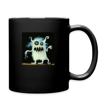 Monster - Tasse einfarbig - Schwarz - Rechts