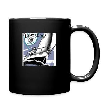 Segelyacht 2 - Tasse einfarbig - Schwarz - Rechts