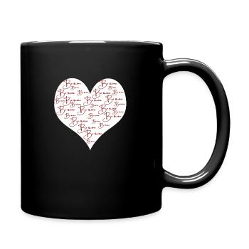 Be mine - Tasse einfarbig - Schwarz - Rechts