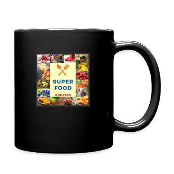 SUPER FOOD BOOSTER - Tasse einfarbig - Schwarz - Rechts