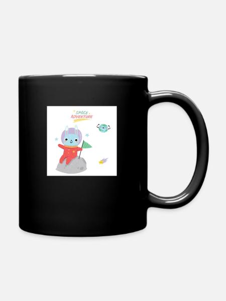 Space - Full Colour Mug - black