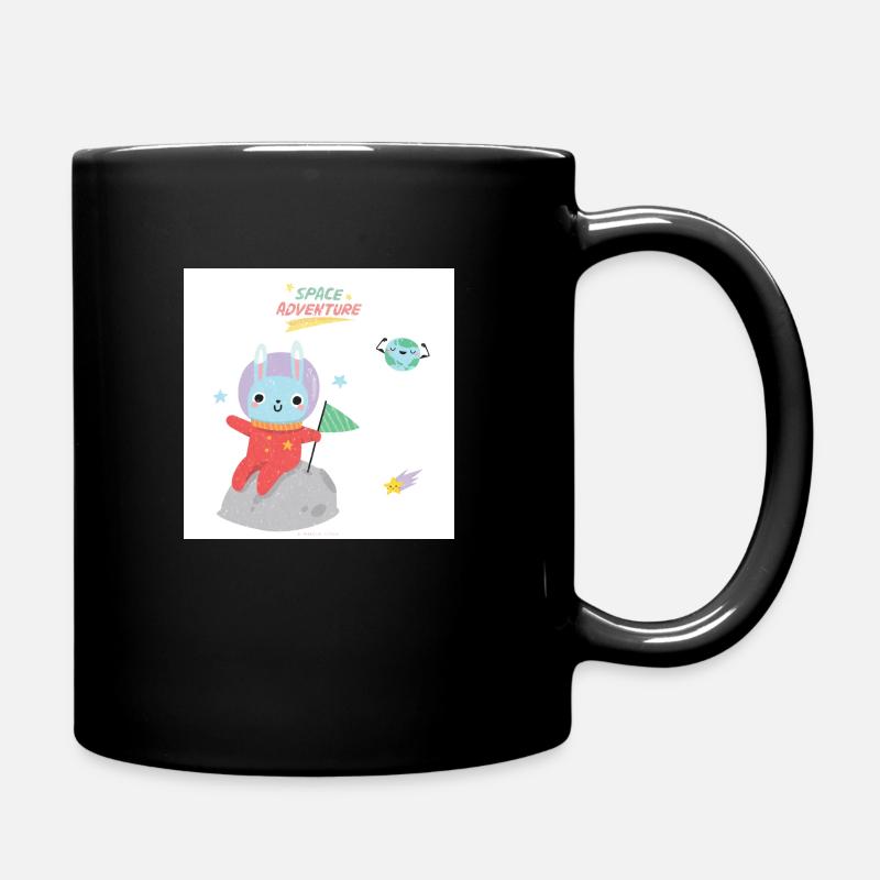 Lapin de l’espace - Mug uni - noir