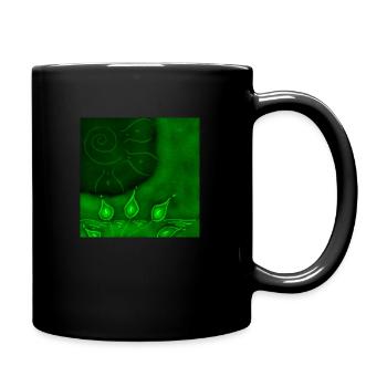 JOURNÉE SUR LE TERRAIN VERT - Mug uni - noir - Droite
