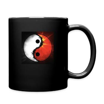 Ying & Yang - Tasse einfarbig - Schwarz - Rechts