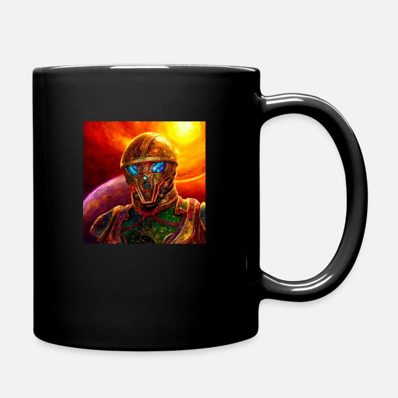 Série Virtual Space homme soleil galaxie - Mug uni - noir