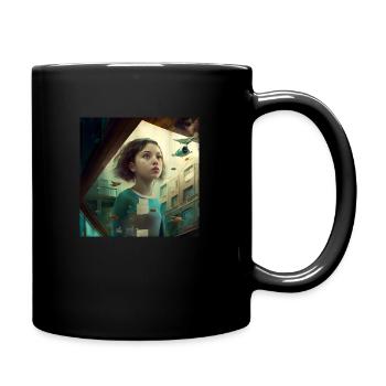 i see you by daniel costa 3 - Full Colour Mug - black - Right