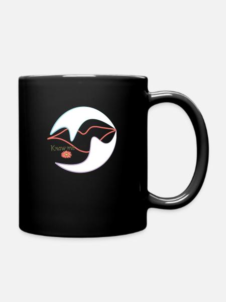 know me - Full Colour Mug - black
