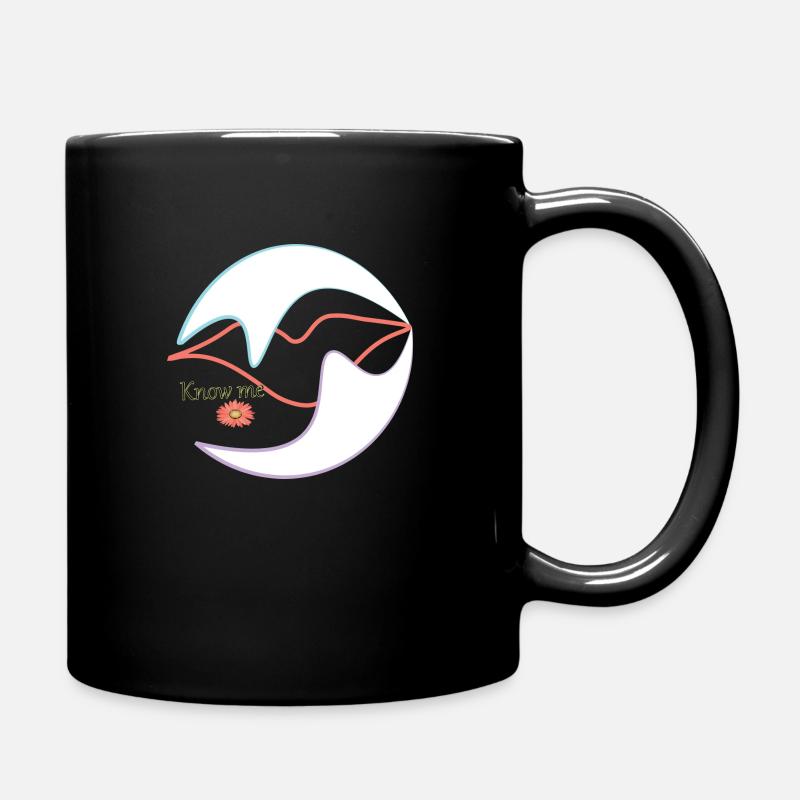 know me - Full Colour Mug - black