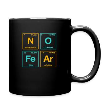 NO FEAR - with elements of the perdiode system - Full Colour Mug - black - Right