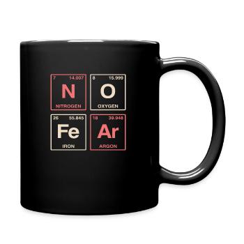 NO FEAR - with elements of the perdiode system - Full Colour Mug - black - Right