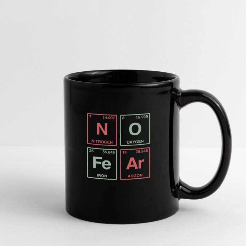 NO FEAR - avec des éléments du système de perdiode Mug uni
