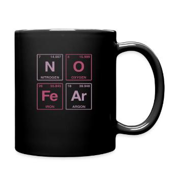 NO FEAR - with elements of the perdiode system - Full Colour Mug - black - Right