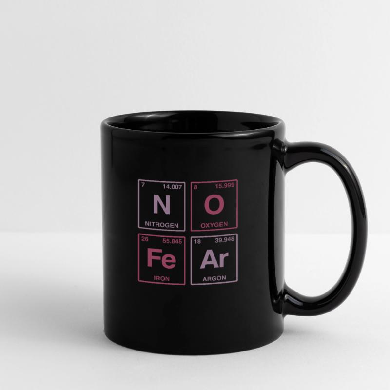 NO FEAR - avec des éléments du système de perdiode Mug uni