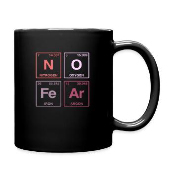 NO FEAR - with elements of the perdiode system - Full Colour Mug - black - Right