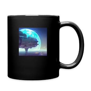 Cosmic Creativity 4 - Tasse einfarbig - Schwarz - Rechts