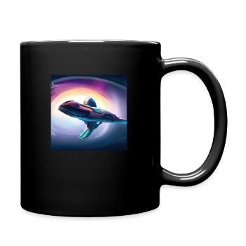 Cosmic Creativity 2 - Tasse einfarbig - Schwarz - Rechts