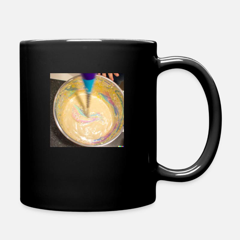 A Unicorn mixing Since - Full Colour Mug - black