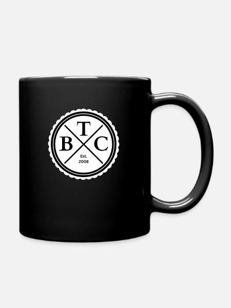 Bitcoin BTC simple - Tasse einfarbig - Schwarz