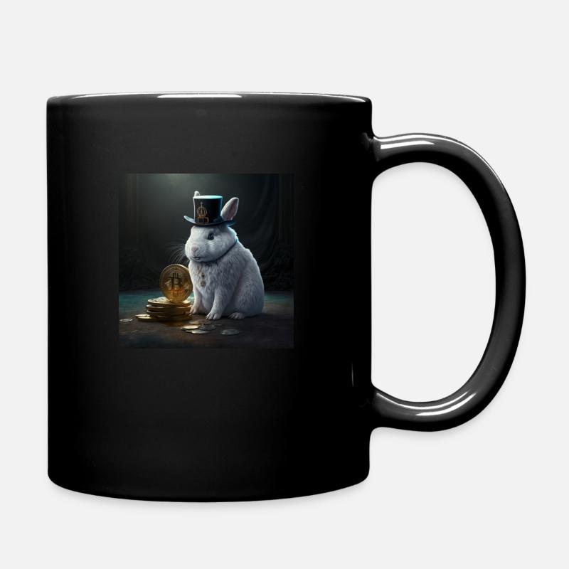Sophisticated Rabbit - Tasse einfarbig - Schwarz