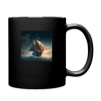 Sail Ahoy! - Tasse einfarbig - Schwarz - Rechts