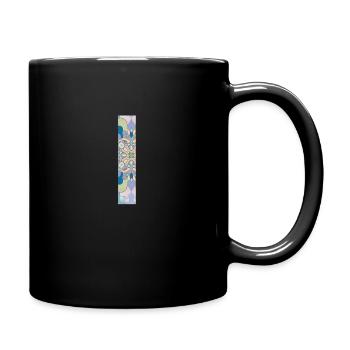 Lettre I en mandala - Mug uni - noir - Droite