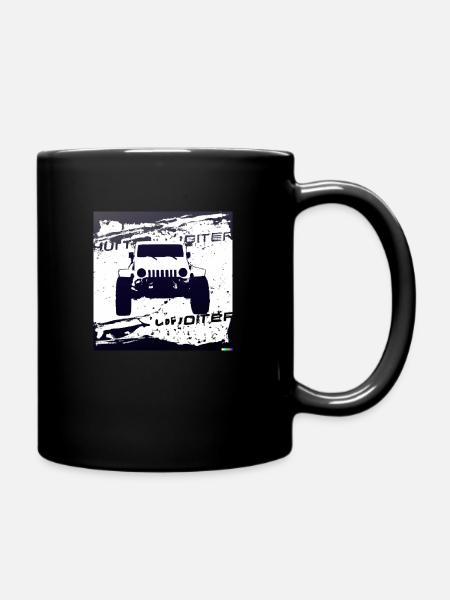 offroad - Tasse einfarbig - Schwarz