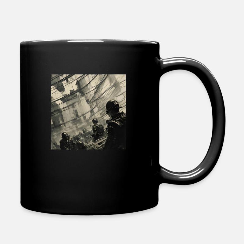 Cyberboss "dystopia" - Tasse einfarbig - Schwarz