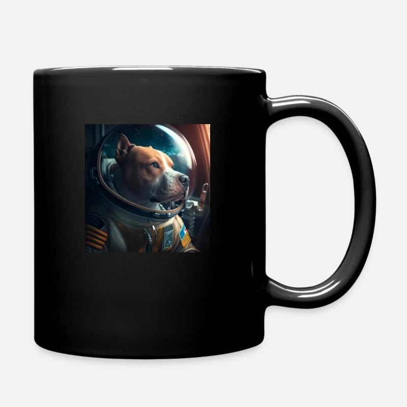 PitBull astronaute - Mug uni - noir