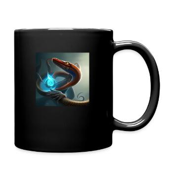 Fantasy Snake of the Orb - Full Colour Mug - black - Right
