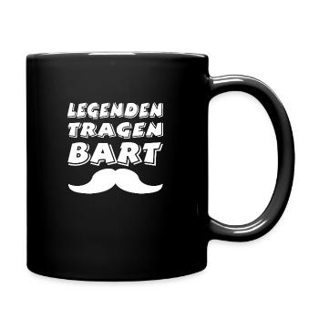 Bart - Tasse einfarbig - Schwarz - Rechts