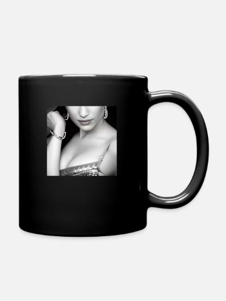 modèle latin élégant - Mug uni - noir