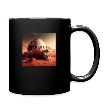 astronaut - Full Colour Mug - black - Right