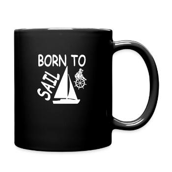 Sail - Full Colour Mug - black - Right