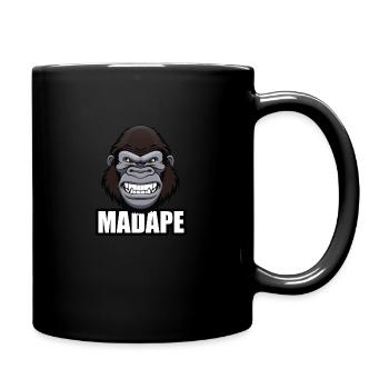 MAD APE - Be Gangster! - Original Streetwear - Tasse einfarbig - Schwarz - Rechts