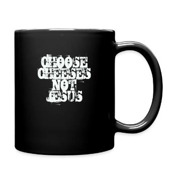 Choisissez des fromages - pas Jésus - Mug uni - noir - Droite