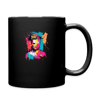 Pop Art Déconstruit - Mug uni - noir - Droite