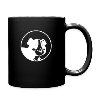 CHIEN CHAT ANIMAL DE COMPAGNIE - Mug uni - noir - Droite