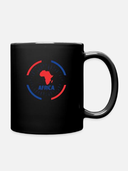 Africa Design - Mug uni - noir