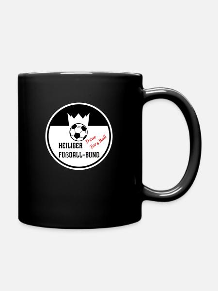 Heiliger Fußball-Bund - Tasse einfarbig - Schwarz