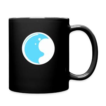 Mignon dessin animé représentation de la planète Terre 10 - Mug uni - noir - Droite