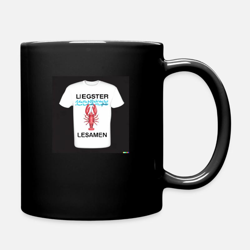 Languste - Tasse einfarbig - Schwarz