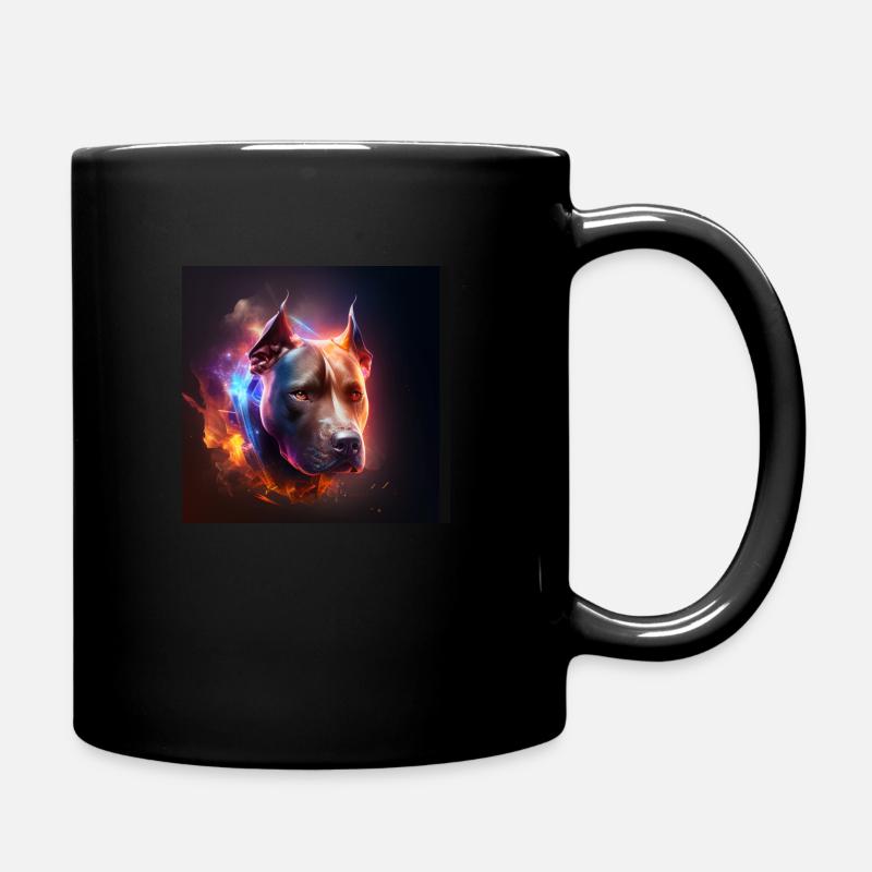 Pitbull Collection #02 - Full Colour Mug - black