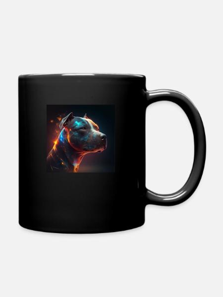 Pitbull Collection #04 - Full Colour Mug - black