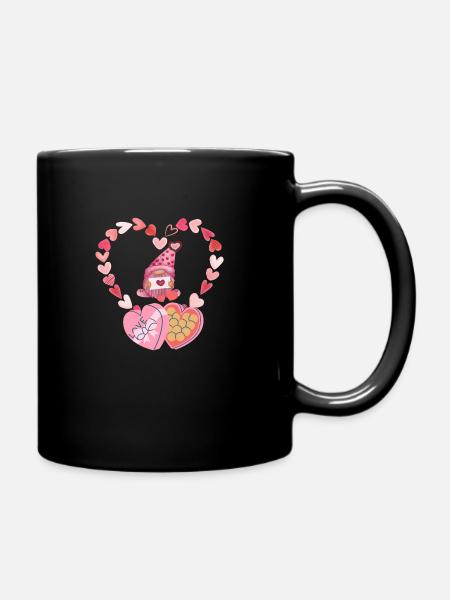 Nain aimant avec un message d’amour - Mug uni - noir