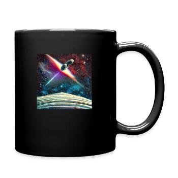 Cosmic Creativity 8 - Tasse einfarbig - Schwarz - Rechts