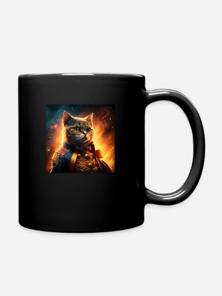 Chat maitre du monde - Mug uni - noir