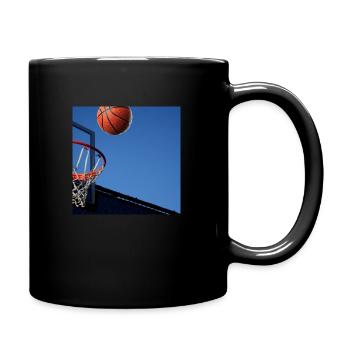 Streetball - Tasse einfarbig - Schwarz - Rechts